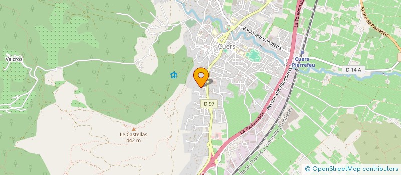 localisation de l'entreprise MONSIEUR JONATHAN ROMMEL  CUERS