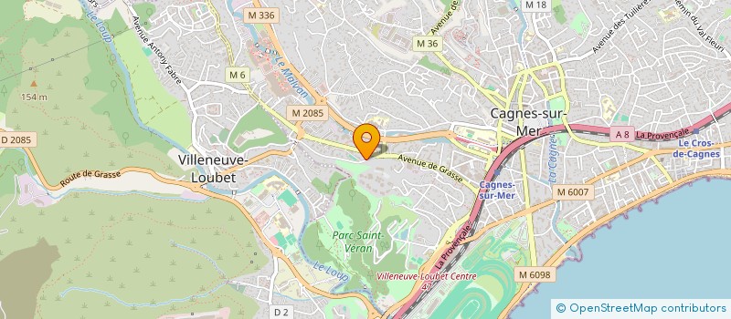 localisation de l'entreprise MONSIEUR JONATHAN RONCHARD à CAGNES-SUR-MER