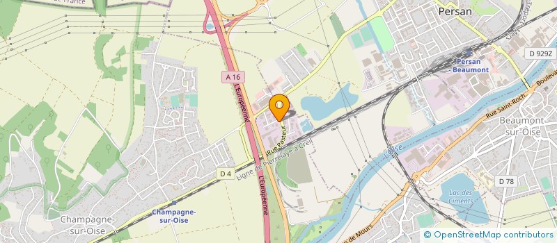 localisation de l'entreprise MONSIEUR JONATHAN RONDEAUX  CHAMPAGNE-SUR-OISE