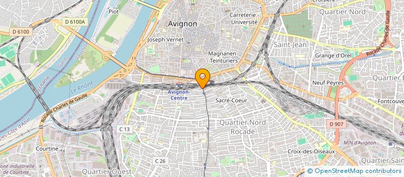 localisation de l'entreprise MONSIEUR JONATHAN ROUGEOT  AVIGNON