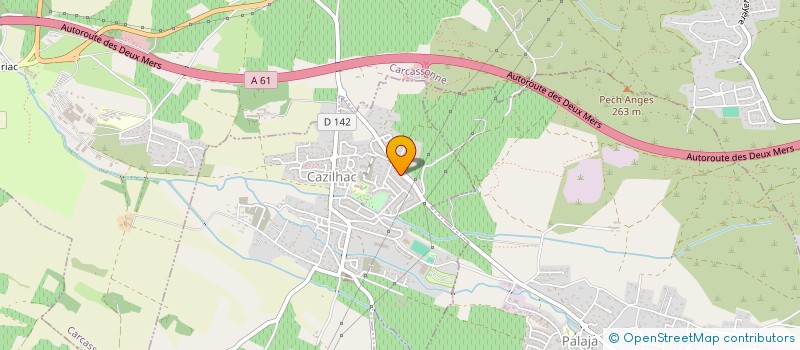 localisation de l'entreprise MONSIEUR JONATHAN ROURERA  CAZILHAC