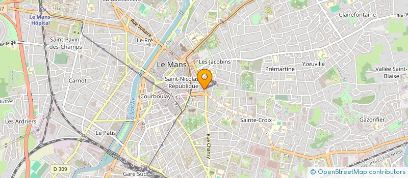 localisation de l'entreprise MONSIEUR JONATHAN ROUSSEAU  LE MANS