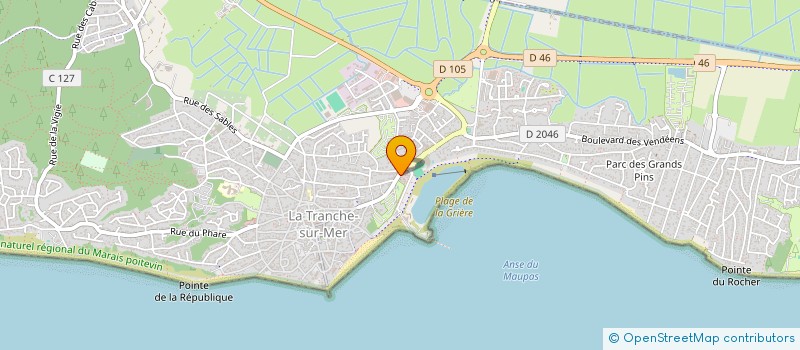 localisation de l'entreprise MONSIEUR JONATHAN ROUX à LA TRANCHE-SUR-MER