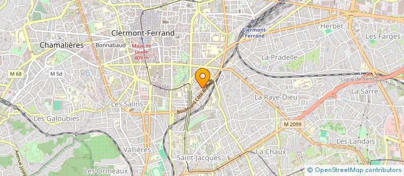 localisation de l'entreprise MONSIEUR JONATHAN ROZES  CLERMONT-FERRAND