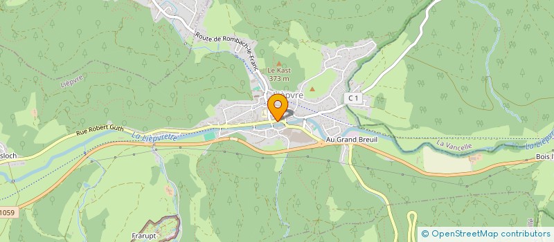 localisation de l'entreprise MONSIEUR JONATHAN RUSTERHOLZ  LIEPVRE