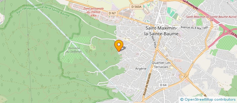 localisation de l'entreprise MONSIEUR JONATHAN SAIROGLOU à SAINT-MAXIMIN-LA-SAINTE-BAUME