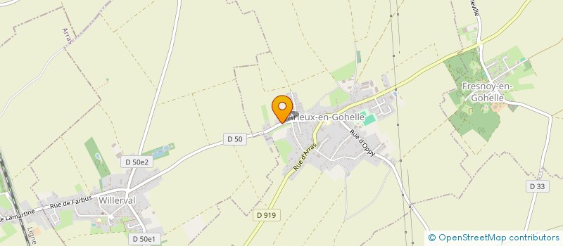 localisation de l'entreprise MONSIEUR JONATHAN SAJ  ARLEUX-EN-GOHELLE