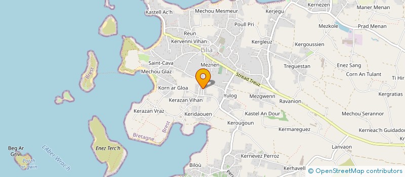 localisation de l'entreprise MONSIEUR JONATHAN SALIOU  PLOUGUERNEAU