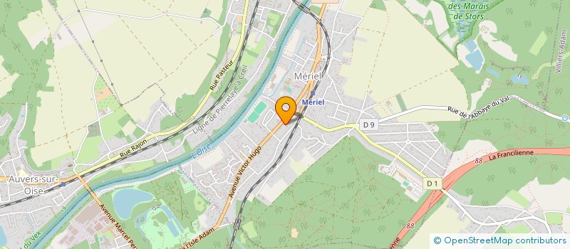 localisation de l'entreprise MONSIEUR JONATHAN SAMBA  MERIEL