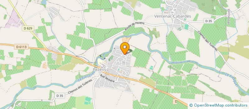 localisation de l'entreprise MONSIEUR JONATHAN SANGUINETTE  VILLESEQUELANDE