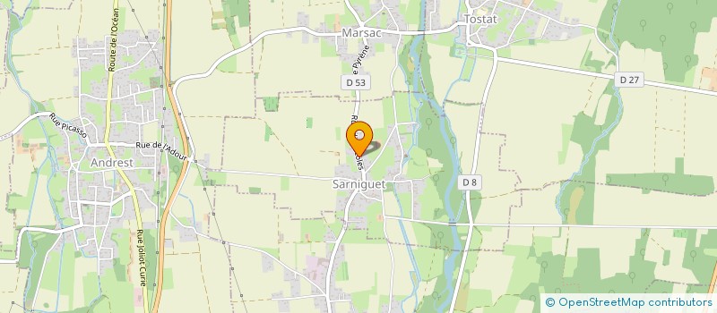 localisation de l'entreprise MONSIEUR JONATHAN SARNIGUET  SARNIGUET