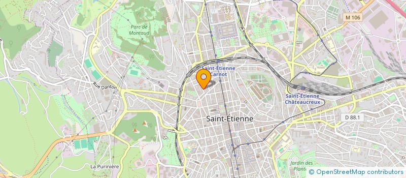 localisation de l'entreprise MONSIEUR JONATHAN SAUVEBOIS  SAINT-ETIENNE