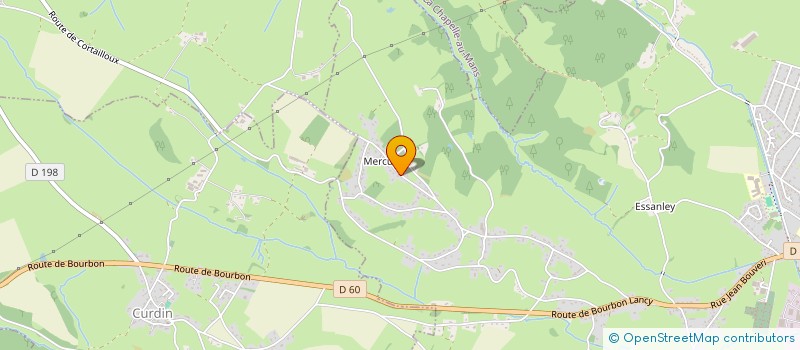 localisation de l'entreprise MONSIEUR JONATHAN SAUZE  GUEUGNON