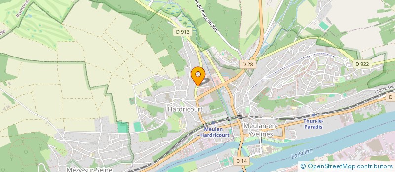 localisation de l'entreprise MONSIEUR JONATHAN SAVY  HARDRICOURT