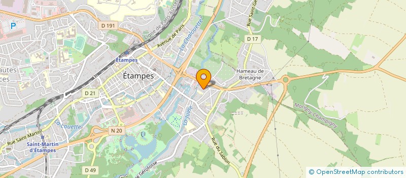 localisation de l'entreprise MONSIEUR JONATHAN SBERNARDORI à ETAMPES