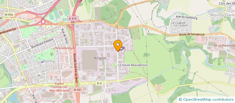 localisation de l'entreprise MONSIEUR JONATHAN SCHALLER  METZ