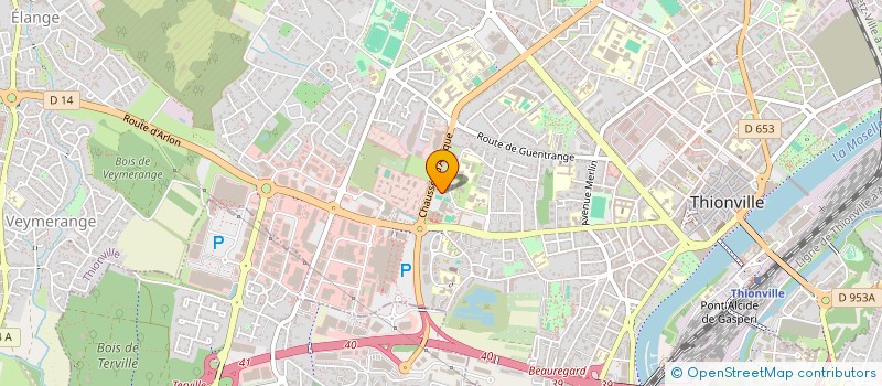 localisation de l'entreprise MONSIEUR JONATHAN SCHMITT  THIONVILLE
