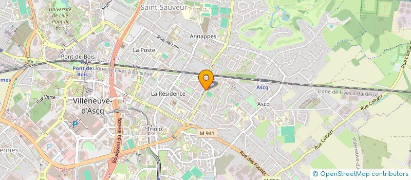 localisation de l'entreprise MONSIEUR JONATHAN SCHREVELLE  VILLENEUVE-D'ASCQ