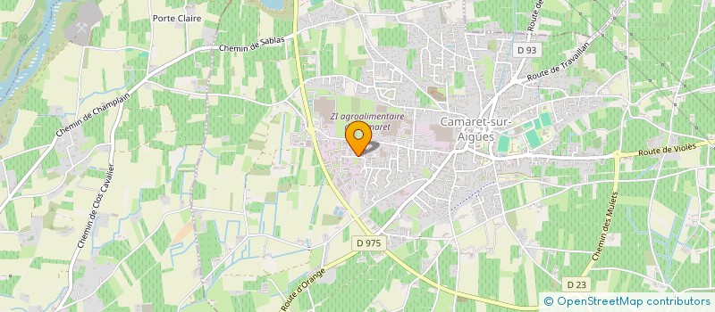 localisation de l'entreprise MONSIEUR JONATHAN SERRE  CAMARET-SUR-AIGUES