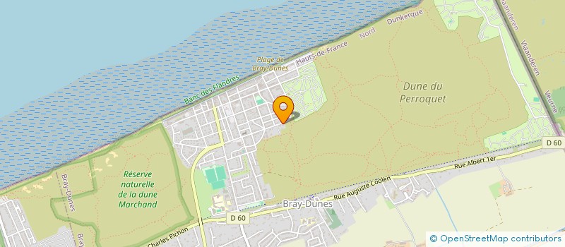 localisation de l'entreprise MONSIEUR JONATHAN SERRON  BRAY-DUNES