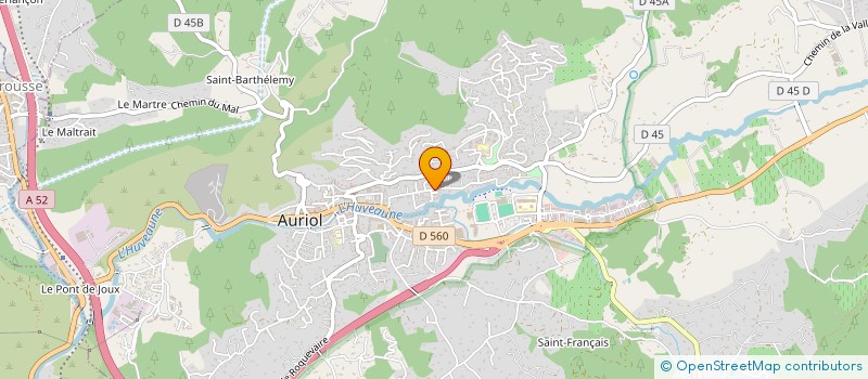 localisation de l'entreprise MONSIEUR JONATHAN SIANI  AURIOL