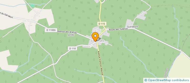 localisation de l'entreprise MONSIEUR JONATHAN SISSAC  LOUCHATS