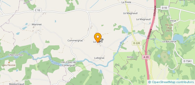 localisation de l'entreprise MONSIEUR JONATHAN SMITH à ARNAC-LA-POSTE