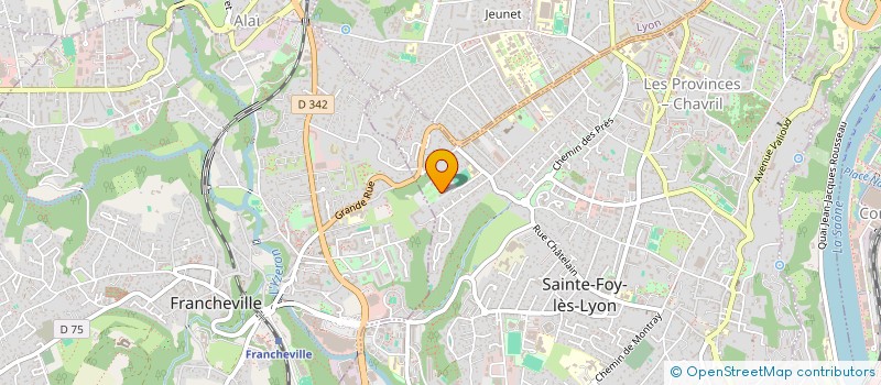 localisation de l'entreprise MONSIEUR JONATHAN SMITH  SAINTE-FOY-LES-LYON