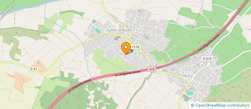 localisation de l'entreprise MONSIEUR JONATHAN SOUCAILLE  SALLES-D'AUDE