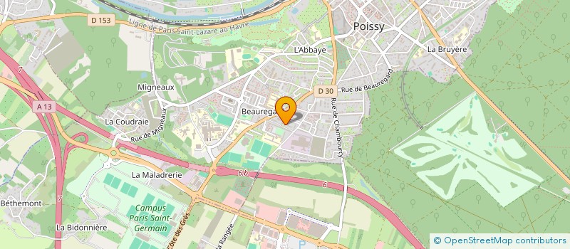 localisation de l'entreprise MONSIEUR JONATHAN SOUZA RODRIGUES  POISSY