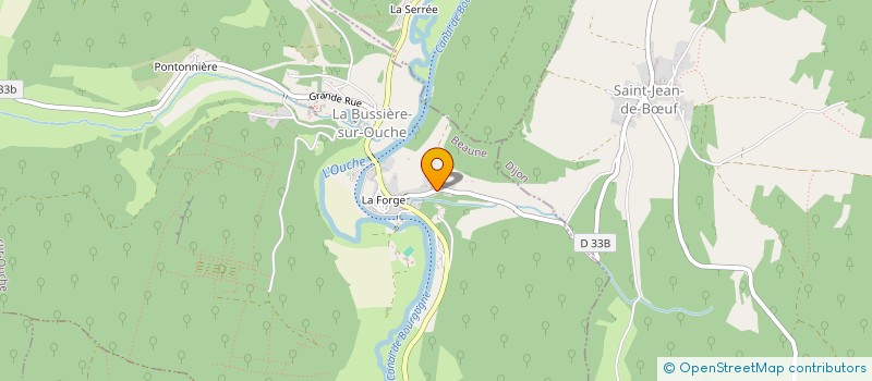 localisation de l'entreprise MONSIEUR JONATHAN STEVENS  LA BUSSIERE-SUR-OUCHE