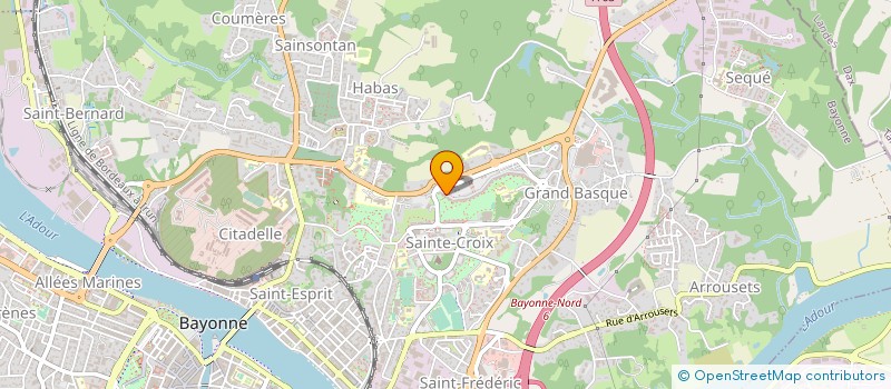 localisation de l'entreprise MONSIEUR JONATHAN SUNIGA à BAYONNE