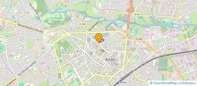localisation de l'entreprise MONSIEUR JONATHAN SZUKALSKI à ARRAS