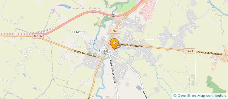 localisation de l'entreprise MONSIEUR JONATHAN TABBONE  CARMAUX