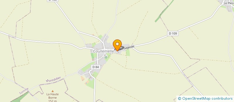 localisation de l'entreprise MONSIEUR JONATHAN TAILLEUX  COULLEMELLE