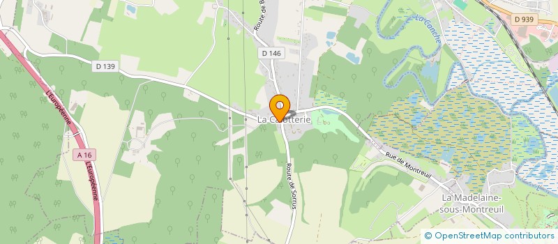 localisation de l'entreprise MONSIEUR JONATHAN TANFIN  LA CALOTTERIE