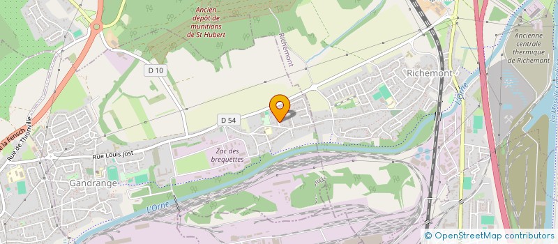 localisation de l'entreprise MONSIEUR JONATHAN TASSONE  GANDRANGE