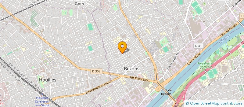 localisation de l'entreprise MONSIEUR JONATHAN TEIXEIRA à BEZONS