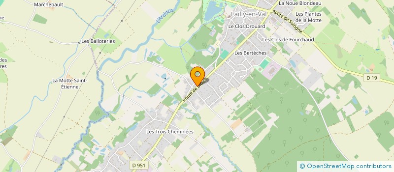 localisation de l'entreprise MONSIEUR JONATHAN TEIXEIRA GRADIZ à LAILLY-EN-VAL