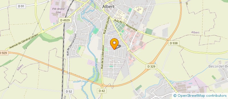 localisation de l'entreprise MONSIEUR JONATHAN TELLIER  ALBERT