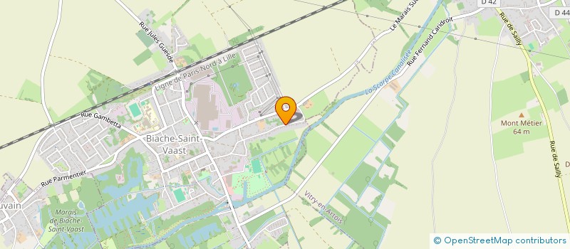 localisation de l'entreprise MONSIEUR JONATHAN THERET  BIACHE-SAINT-VAAST