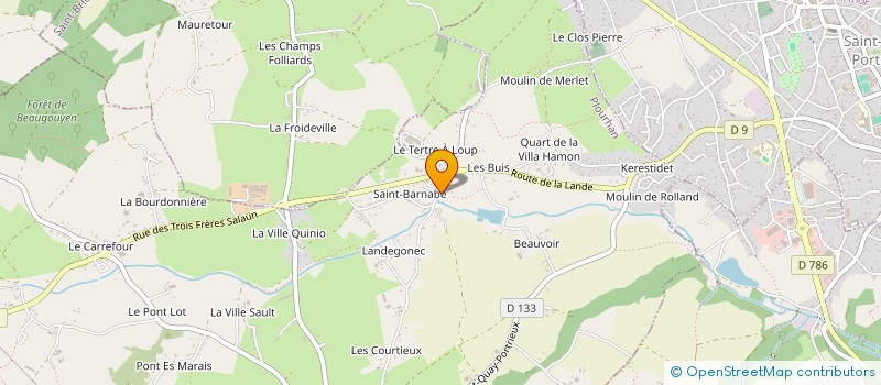 localisation de l'entreprise MONSIEUR JONATHAN THOMAS  PLOURHAN