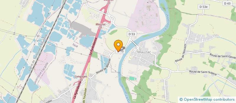 localisation de l'entreprise MONSIEUR JONATHAN THORIGNY  MAUZAC