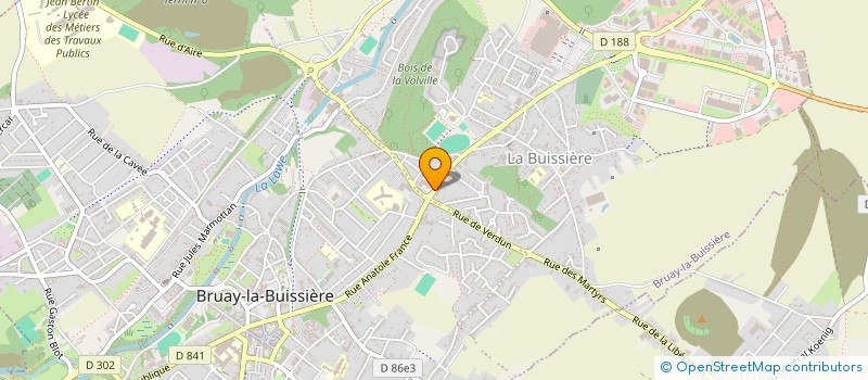 localisation de l'entreprise MONSIEUR JONATHAN TINTILLIER à BRUAY-LA-BUISSIERE
