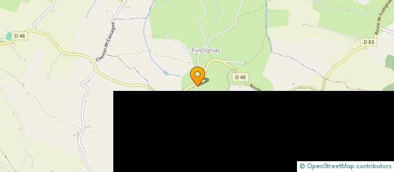 localisation de l'entreprise MONSIEUR JONATHAN TISSANDIE  FUSTIGNAC