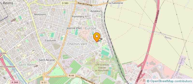 localisation de l'entreprise MONSIEUR JONATHAN TOTO  REIMS