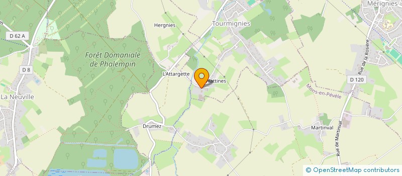 localisation de l'entreprise MONSIEUR JONATHAN TRIPIER  TOURMIGNIES