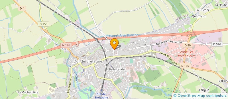 localisation de l'entreprise MONSIEUR JONATHAN TROCHERIE  BAGUER-PICAN