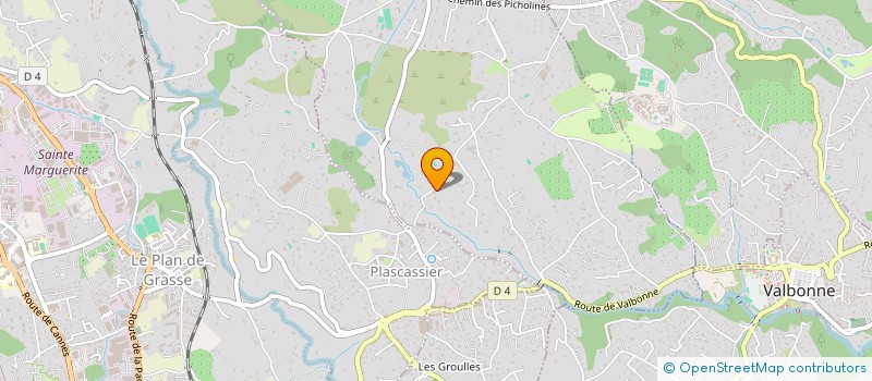 localisation de l'entreprise MONSIEUR JONATHAN TULLETT  CHATEAUNEUF-GRASSE