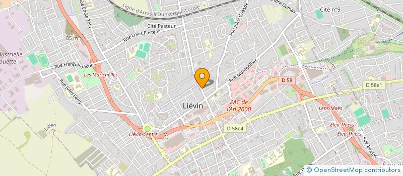 localisation de l'entreprise MONSIEUR JONATHAN TURPAIN  LIEVIN